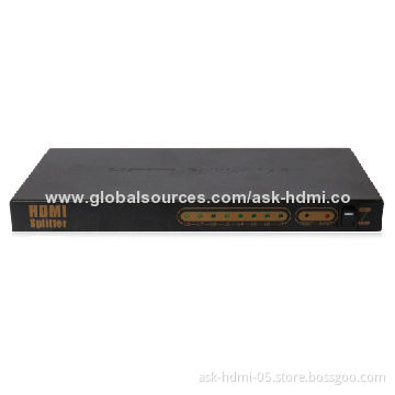 HDMI 1 x 8 Splitter, HDMI V1.3, Supports 1,080P